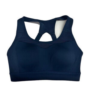 Gymshark Racerback Sports Bra SIZE Medium Workout Navy Blue